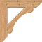 Ekena Millwork Legacy Slat Smooth Bracket, Western Red Cedar, 5 1/2"W x 32"D x 32"H BKT06X32X32LEC06SWR - alternate 3